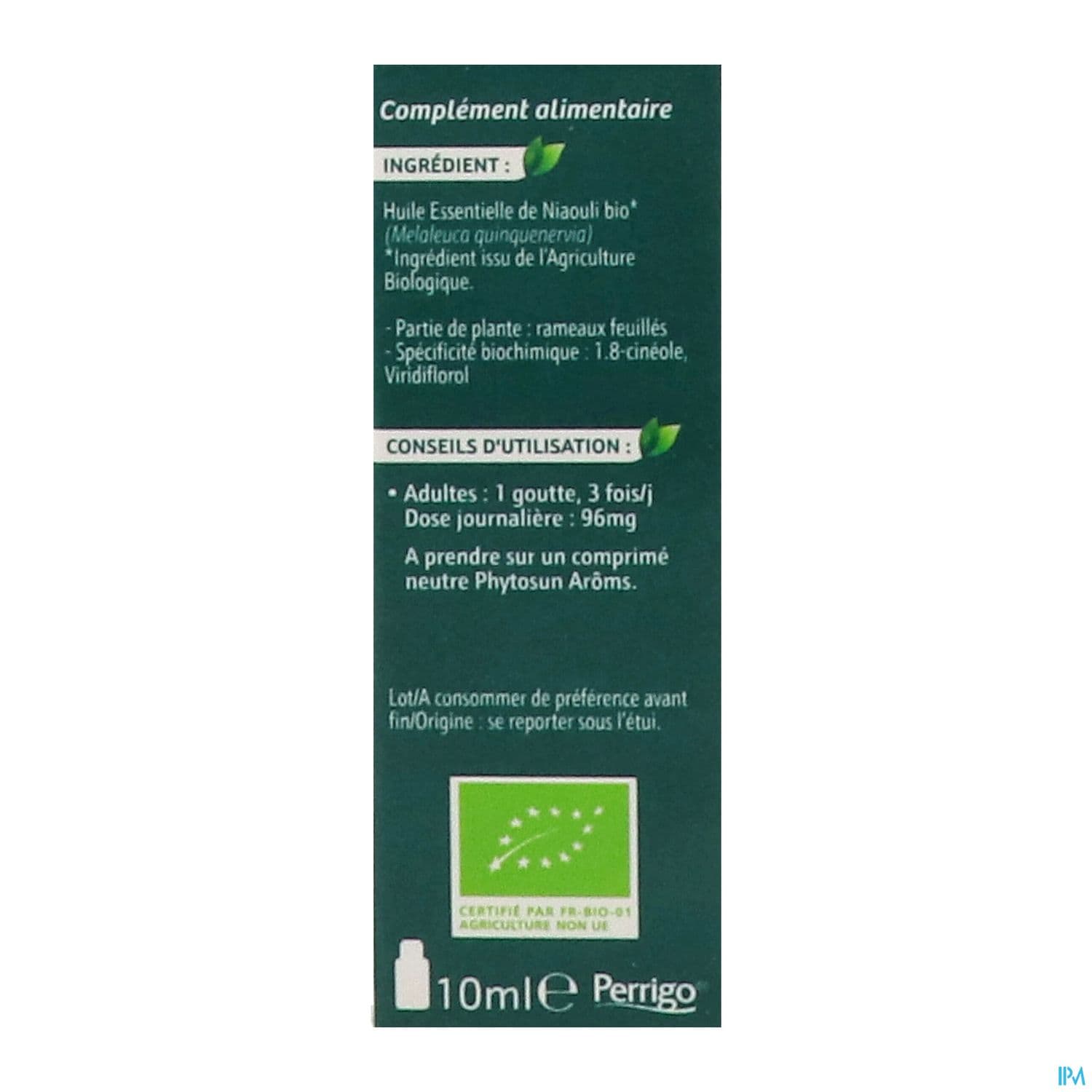 PHYTOSUNAROM NIAOULI BIO HE 10ML