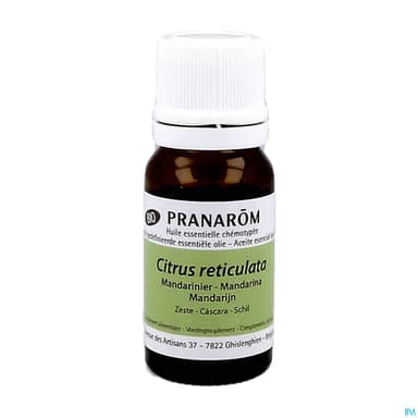 Pranarom Huile Essentielle Bio Mandarinier Zeste 10ml Vrac