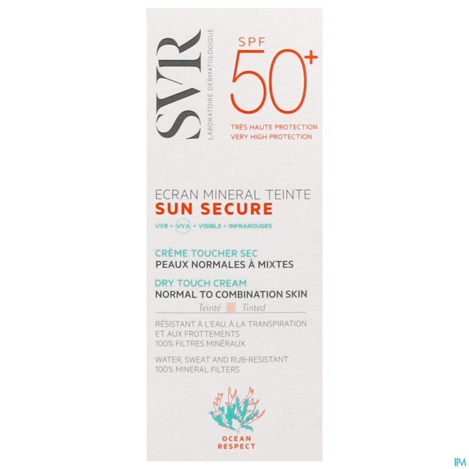 Sun Secure Mineral Teite Peau Normale Ip50+ 60ml