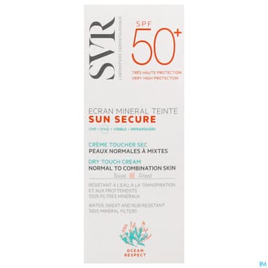 Sun Secure Mineral Teite Peau Normale Ip50+ 60ml