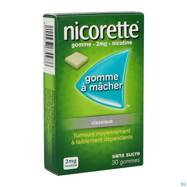 NICORETTE 2MG GOMME SS 30