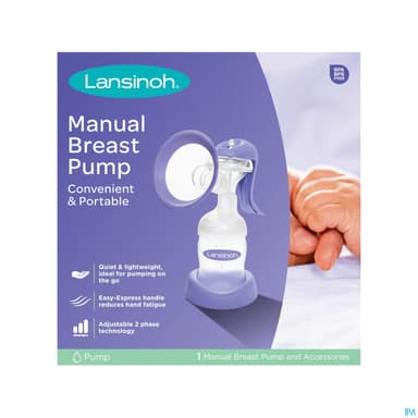 Lansinoh Tire Lait Manuel + Biberon Sans Bisphenol A Sans Bisphenol S Unite
