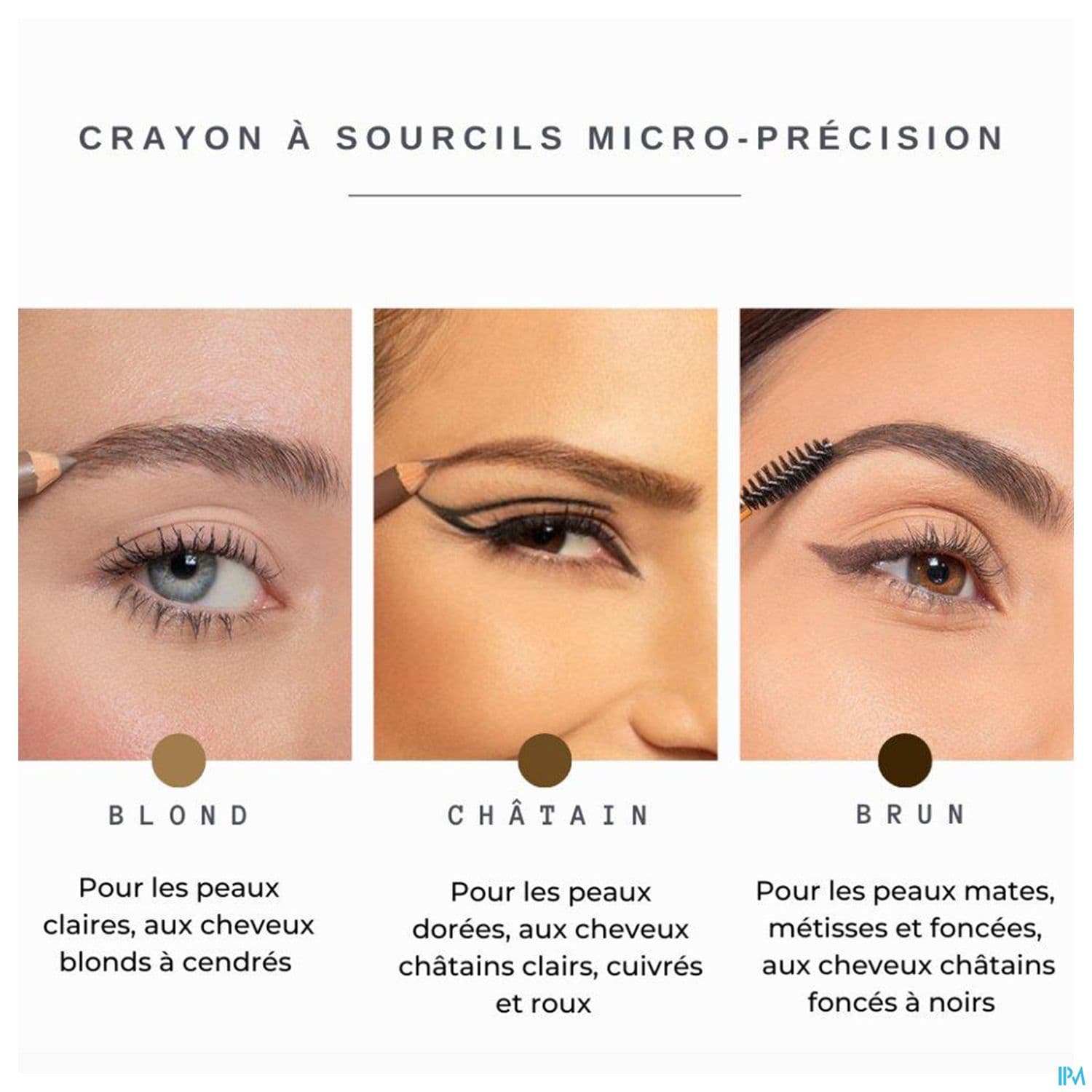 Womake Crayon Magic Sourcil Chatain
