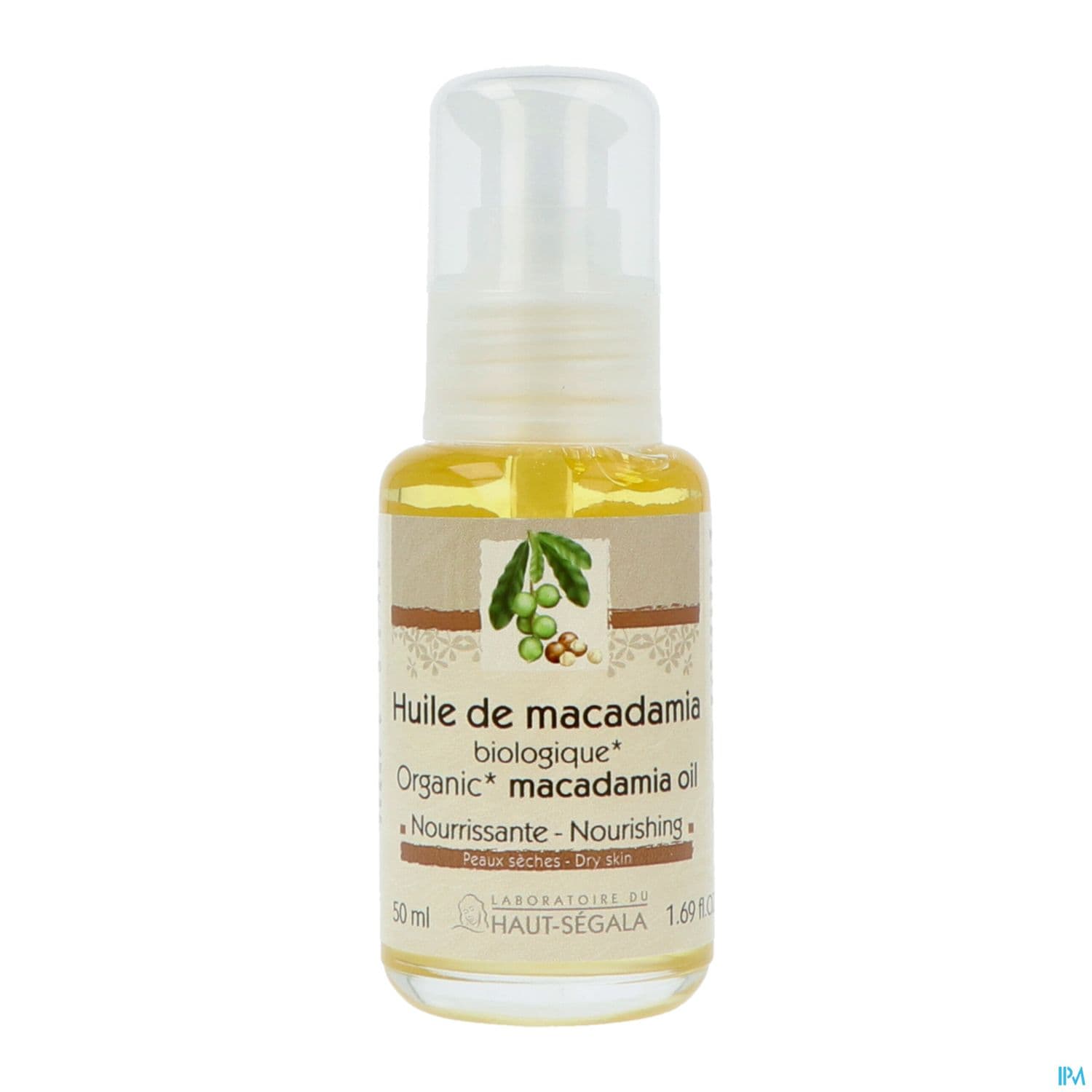 Laboratoire Du Haut-segala Huile Vegetale Bio De Macadamia Biologique 50ml