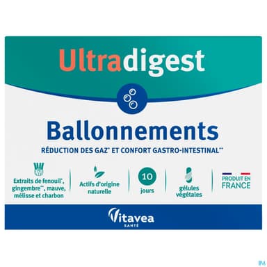 Vitavea Ultradigest Ballonnements Gelule 20