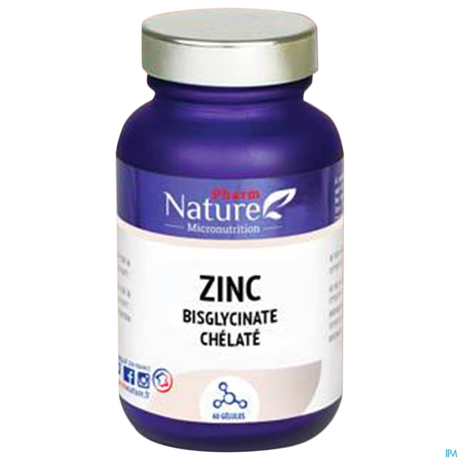 NATURE ATT ZINC GELULE 60