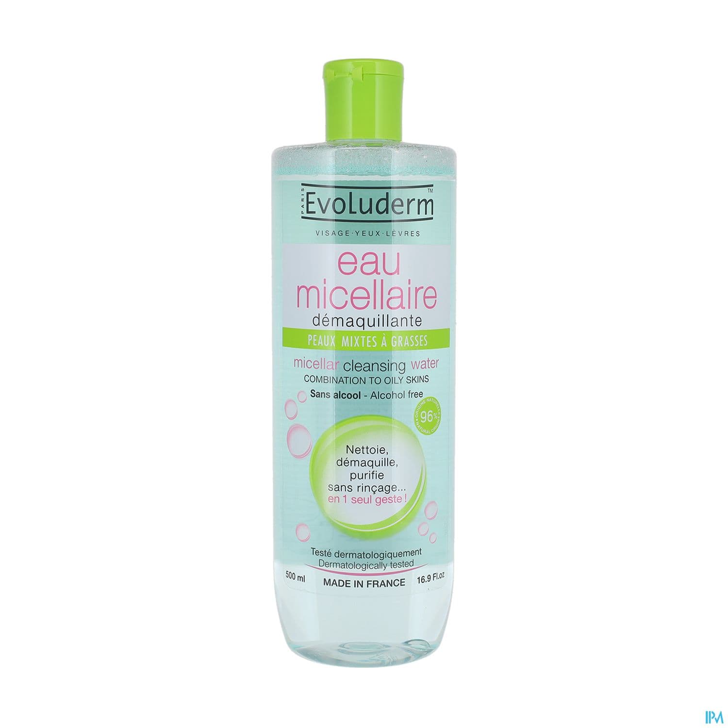 Evoluderm Eau Micellaire Pm 500ml — Pharmacie Pharmavance Sacre Coeur