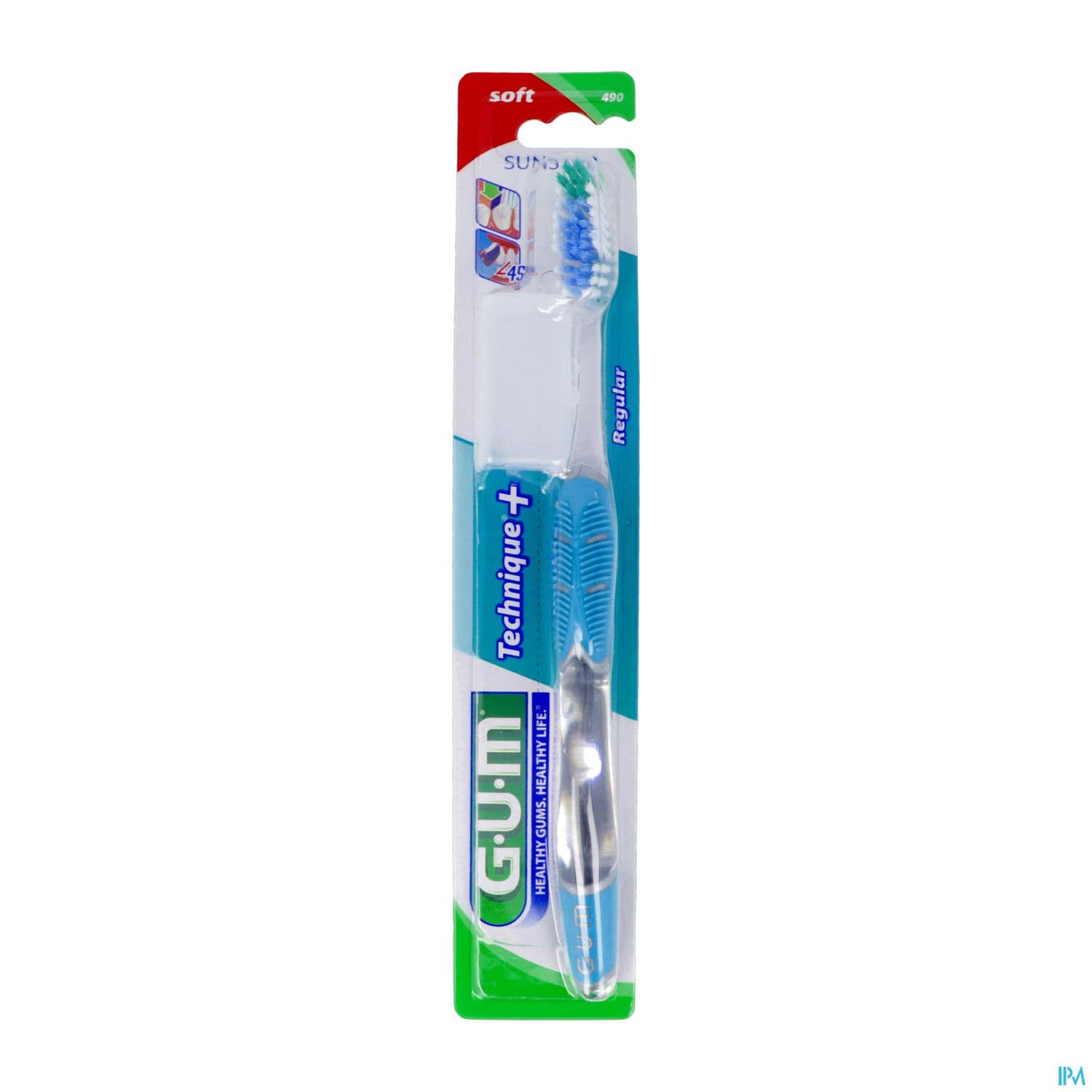 Gum technique+ brosse à dents souple normale (modèle 490)