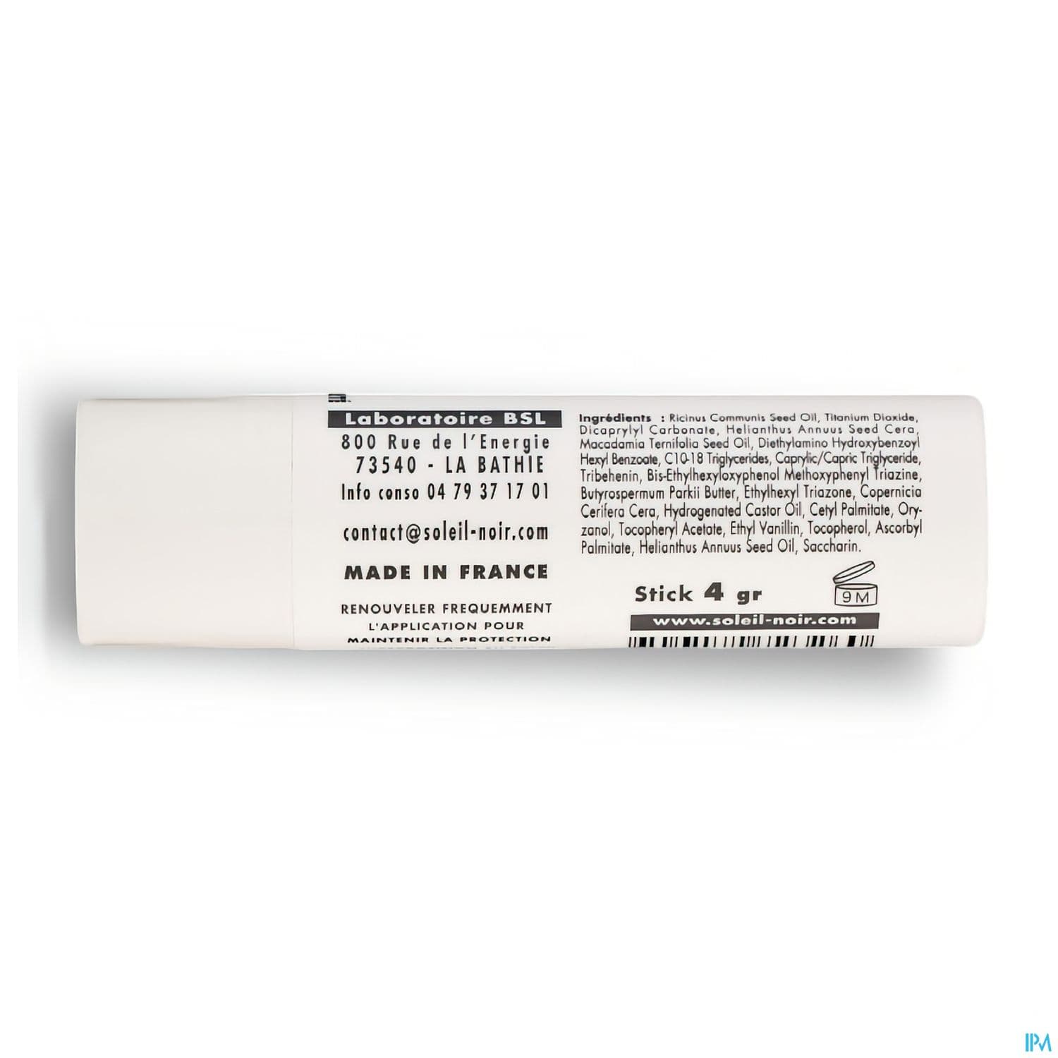 Soleil Noir Stick Levres N26 Blanc Ip30 4g
