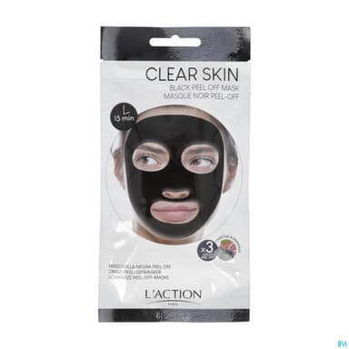 L'ACTION MASQ NOIR PEEL OFF X3
