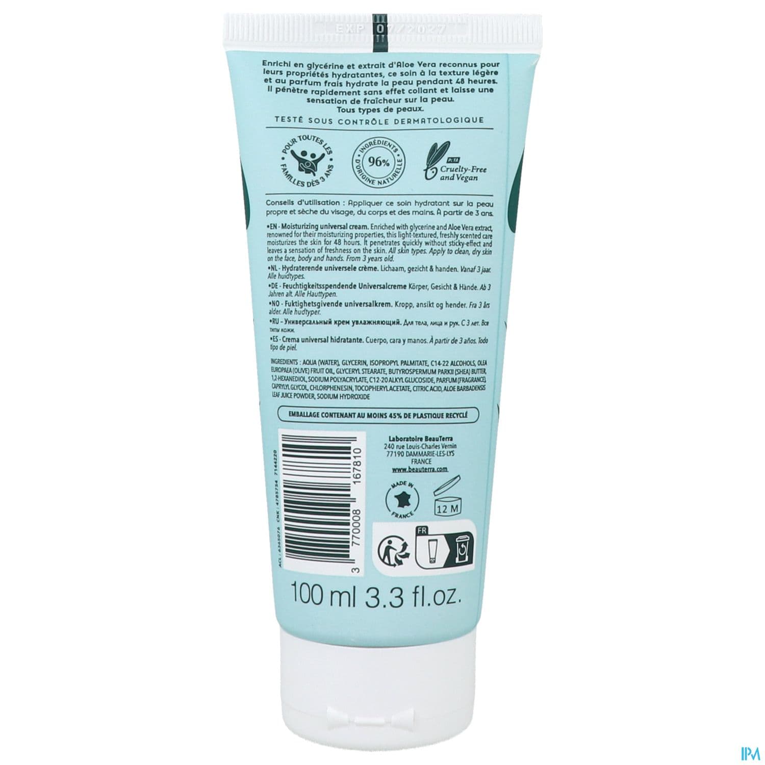 BEAUTERRA CR UNIVERS HYDRAT 100ML
