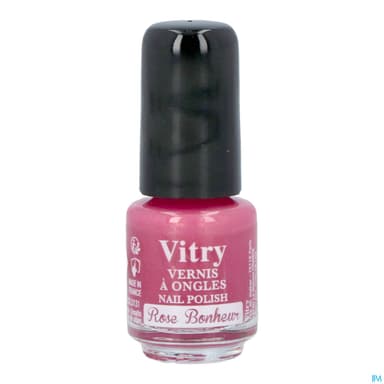 Vitry Vernis Ongles Rose Bonheur Mini 4ml