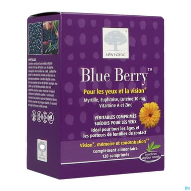 New Nordic Blue Berry Comprime 120