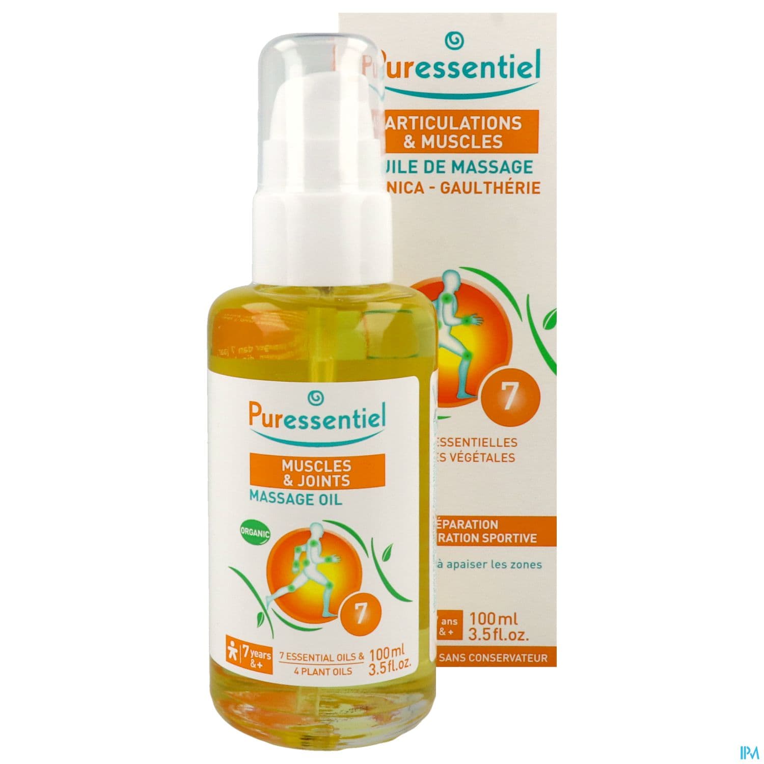 Puressentiel Huile De Massage Bio Effort Musculaire Arnica Gaultherie Nouvelle Formule 100ml