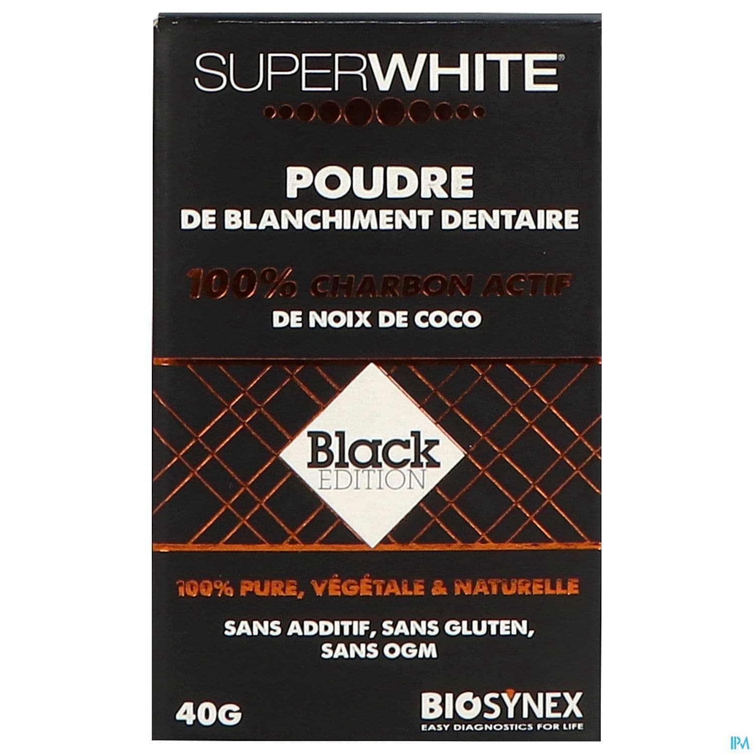 Superwhite Black Edition Charbon Poudre 40g