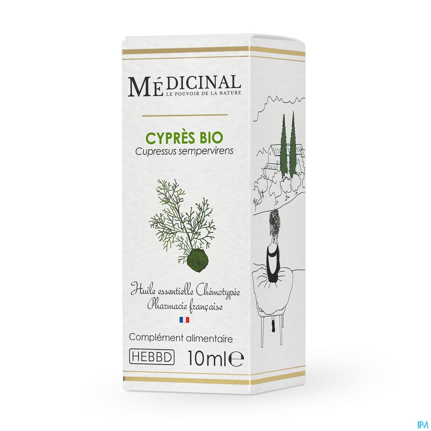 Medicinal Huile Essentielle Cypres Bio 10ml