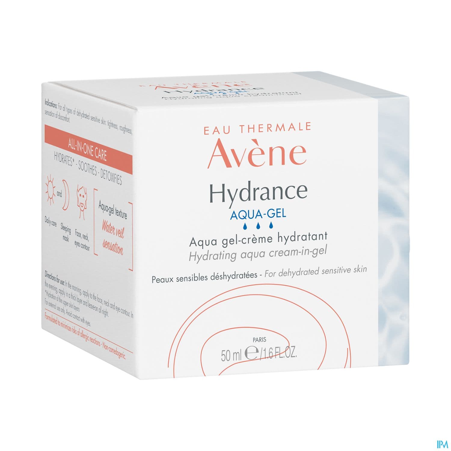 AVENE HYDRANCE AQUA GEL CR 50ML