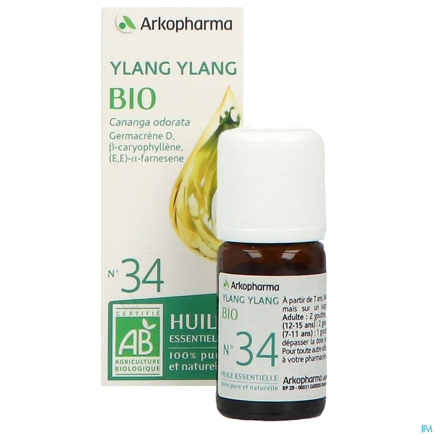 ARKOESS YLANG YLAN BIO N°34 HE 5ML
