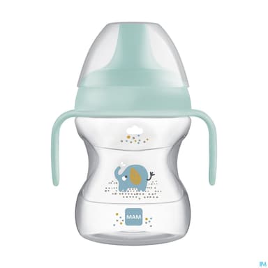 Mam Tasse D'apprentissage 190ml Decoree Bec Evolutif Avec Anse