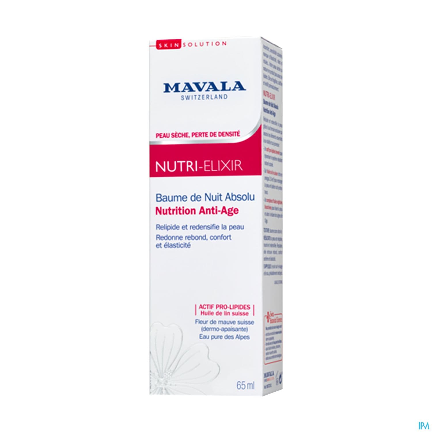 Mavala Nutri Elixir Baume De Nuit Absolu Antiage 65ml — Pharmacie de la Gare Montparnasse