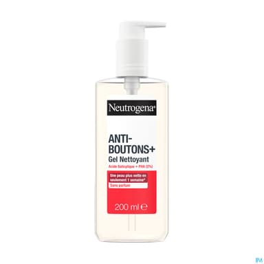 Neutrogena Anti Boutons+ Gel Nettoyant Acide Salicylique 200ml