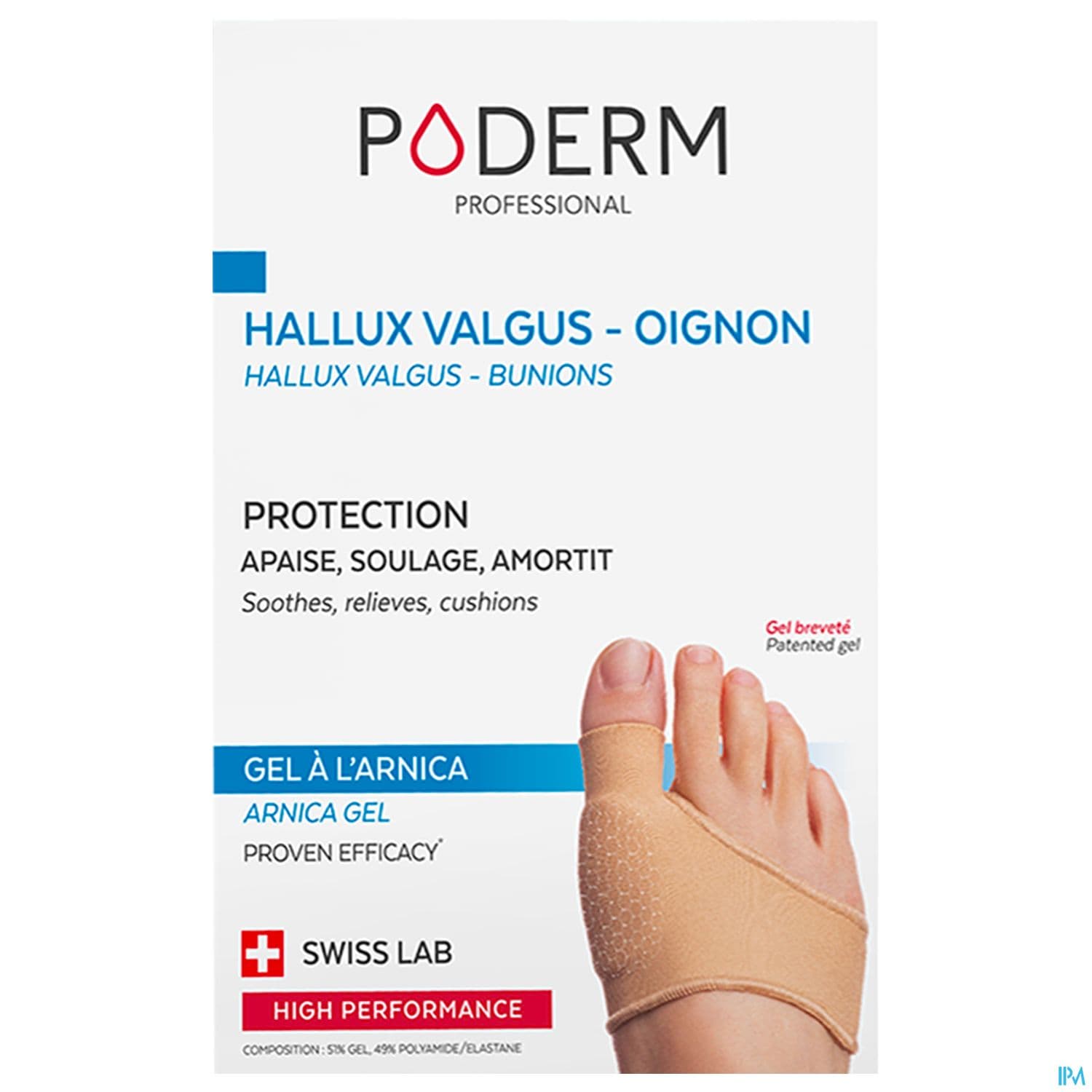 PODERM HALLUX VALGUS OIGNON TU
