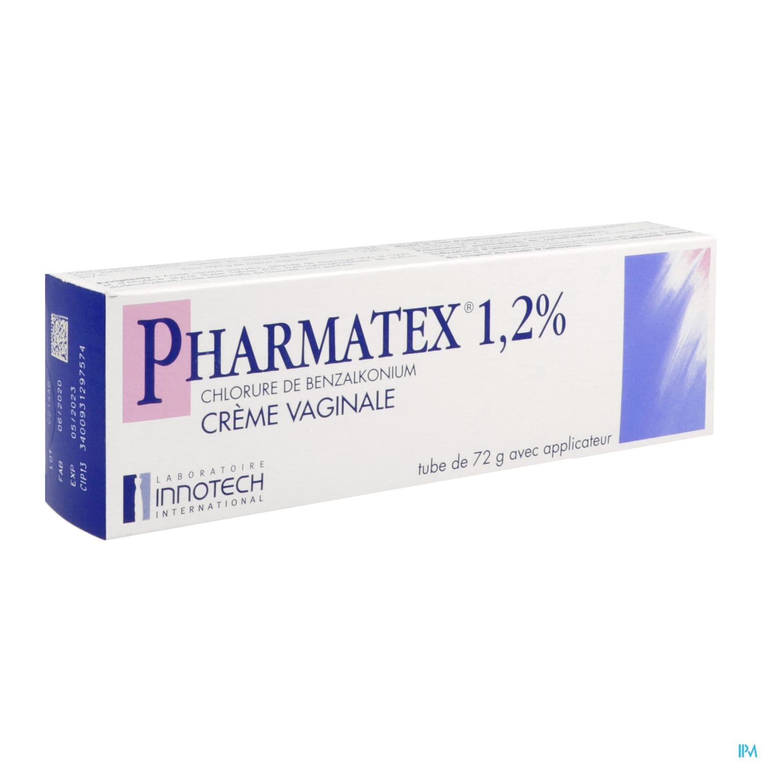 PHARMATEX 1,2% CR A/APPL TUB 72G