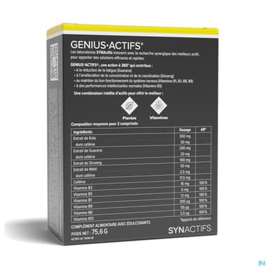 Synactifs Geniusactifs Comprime 28