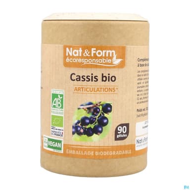 Nat Et Form Ecoresponsable Cassis Bio Gelule 90