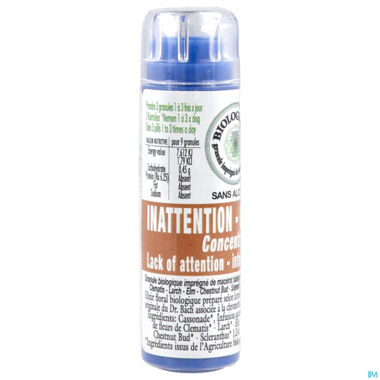 Eumadis Complexe Bach Inattention Bio Granules 130