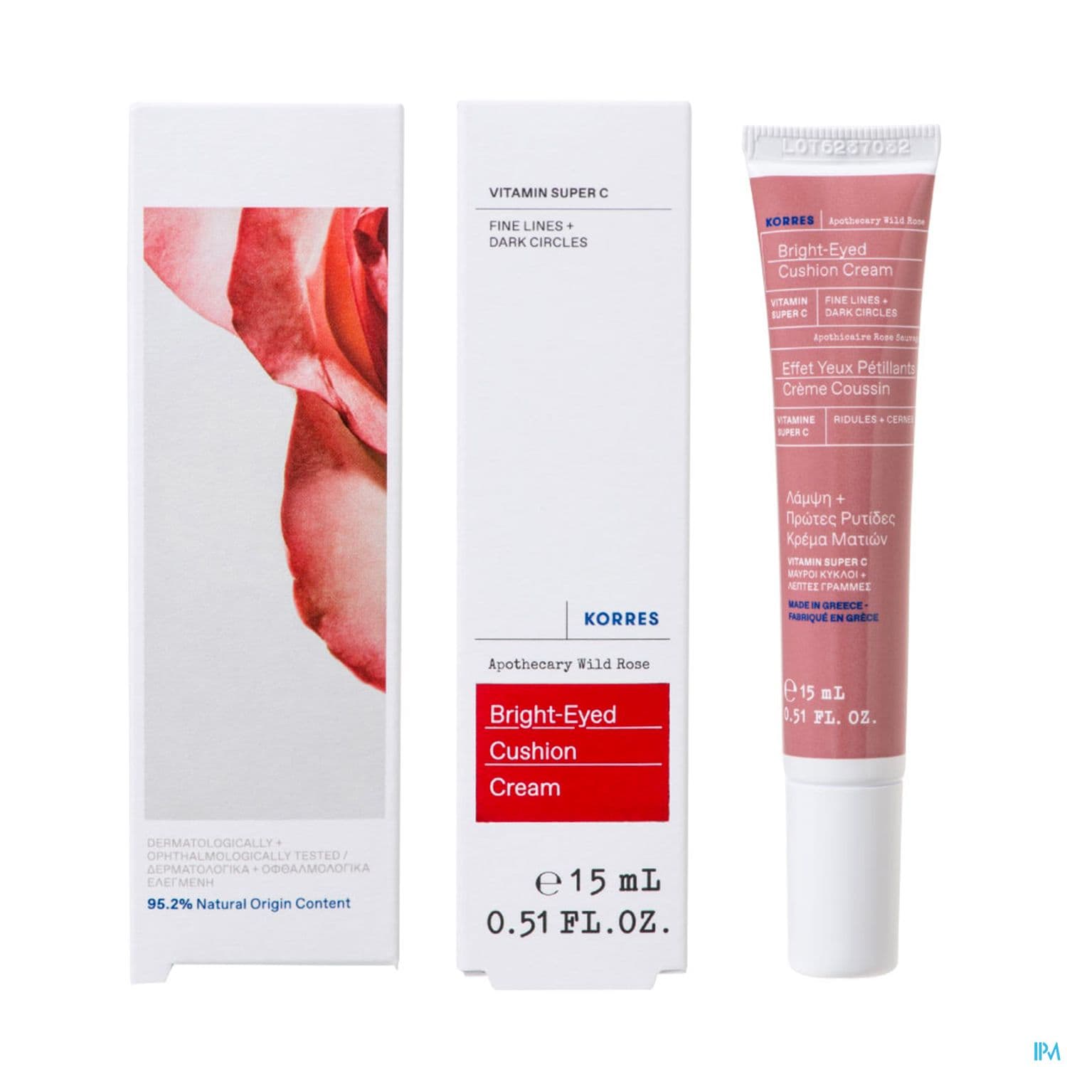 KORRES ROSE SAUV YEUX ECLAT 15ML