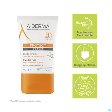 A-DERMA PROT FLUID INV SPF50+ 30ML