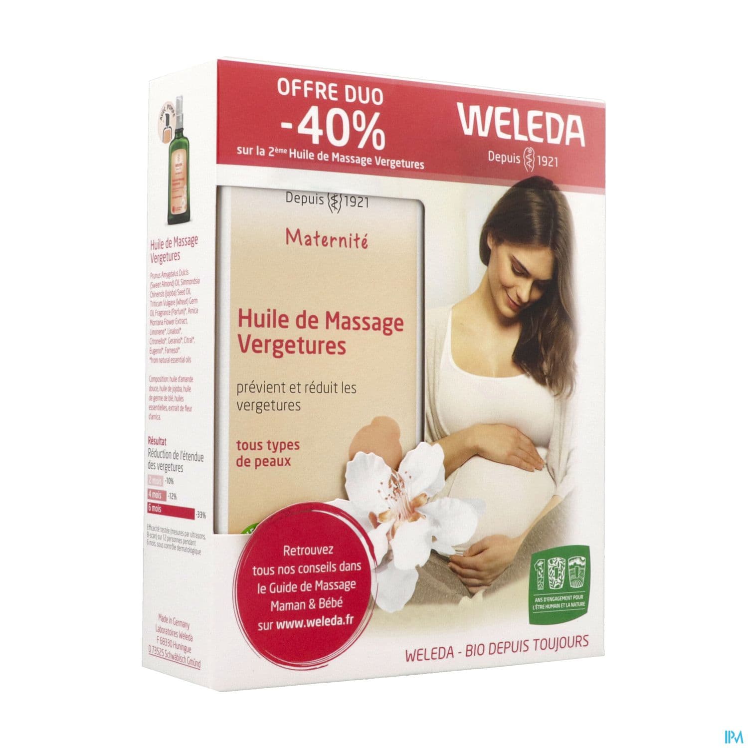 WELEDA HLE MASSAGE VERGET 100MLX2