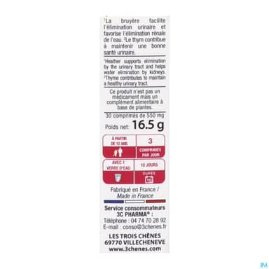 3C PHARMA GYSTINAT FORT CPR 30
