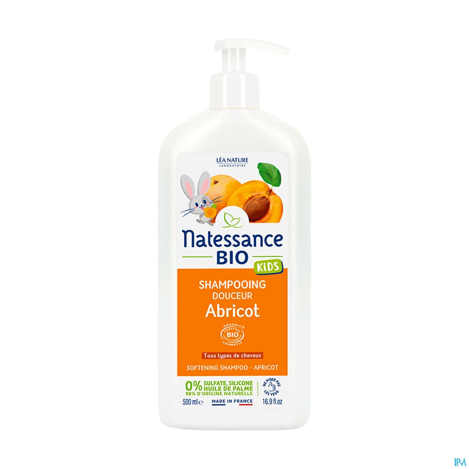 NATESSANCE KIDS SHP ABRICOT 500ML — Pharmacie basire by Nexum