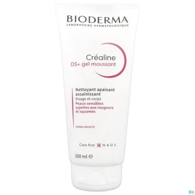 Bioderma Crealine Ds+ Gel Nettoyant Apaisant Assainissant 200ml