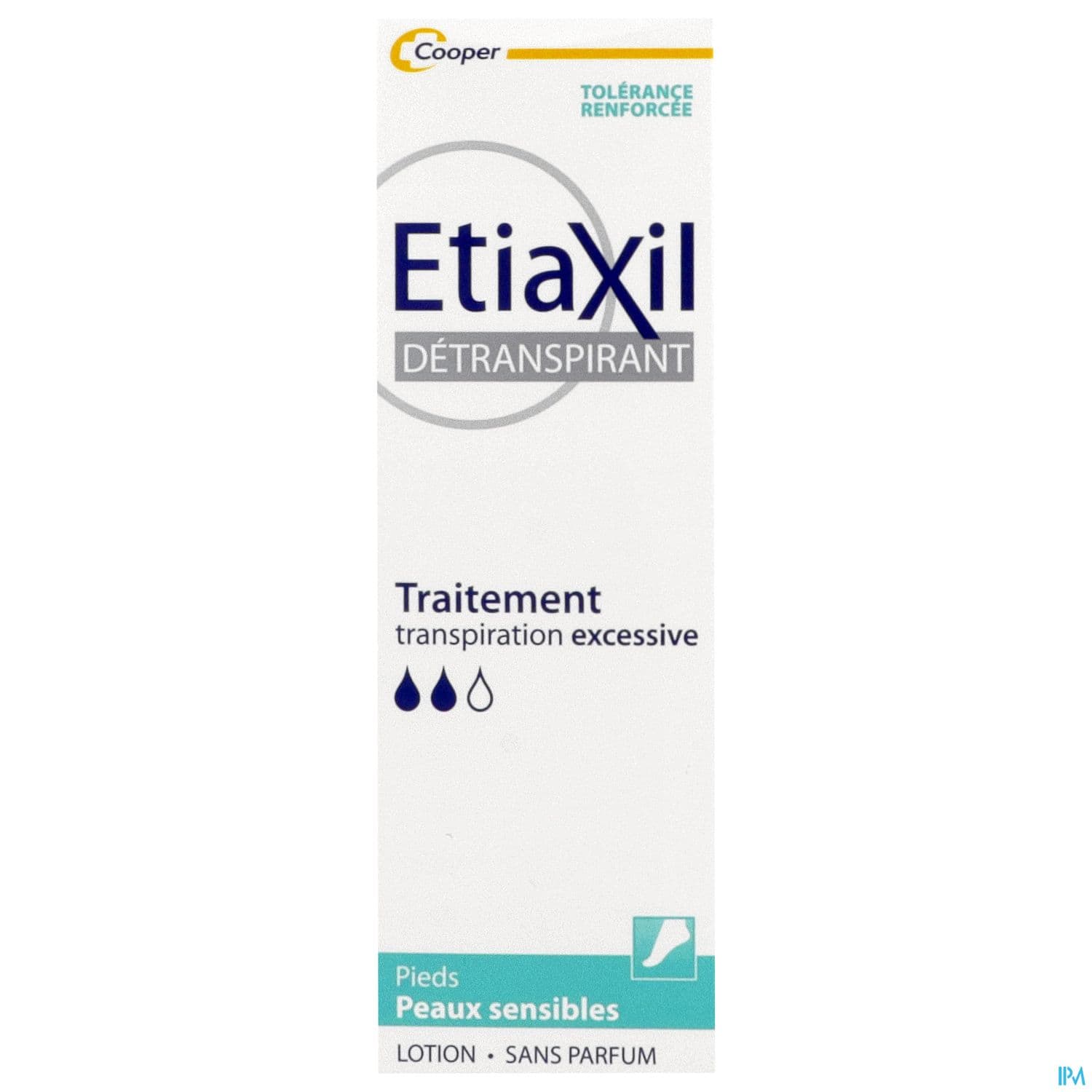 Cooper Etiaxil Detranspirant Pieds Lotion Peaux Seches 100ml