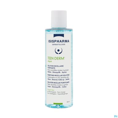 TEEN DERM AQUA SOL MICEL PURI250ML