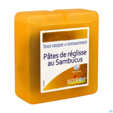 REGLISSE SAMBUCUS BOIRON PATE 70G