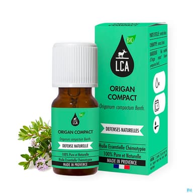 Lca Huile Essentielle D'origan Compact Bio 10ml