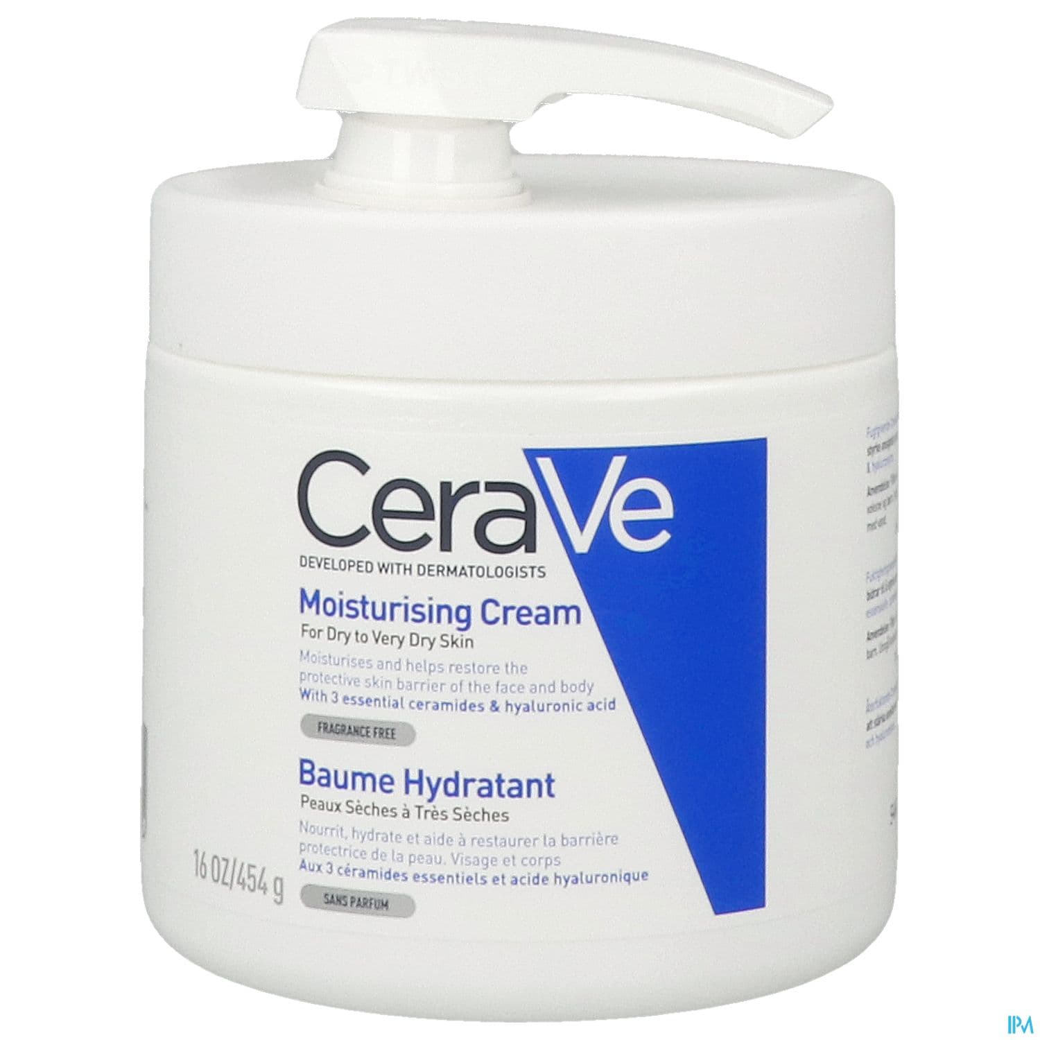 CERAVE BAUME HYDRA POT POMPE 454G