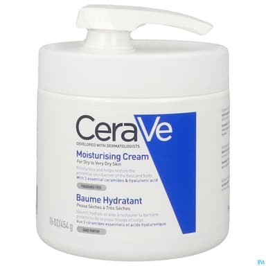 CERAVE BAUME HYDRA POT POMPE 454G