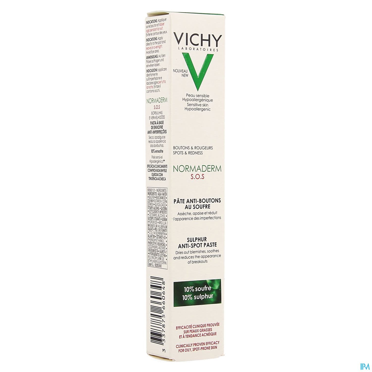 Vichy Normaderm Phytosolution Pate A/boutons 20ml