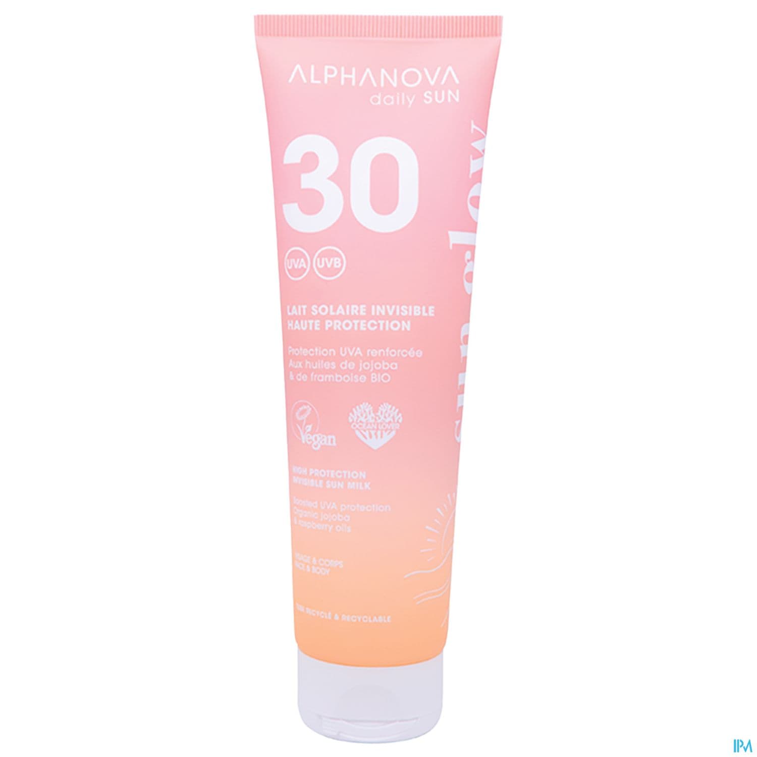 ALPHANOVA SUN GLOW LAIT SPF30 150