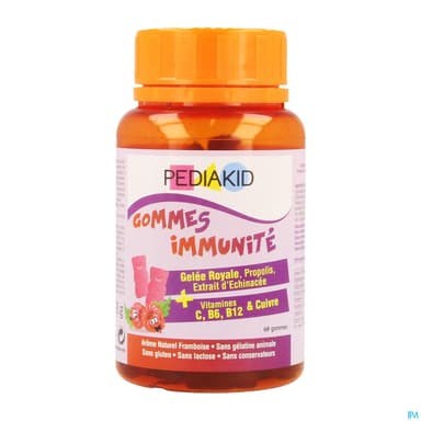 PEDIAKID GOM IMMUNITE FRAMB OURS60
