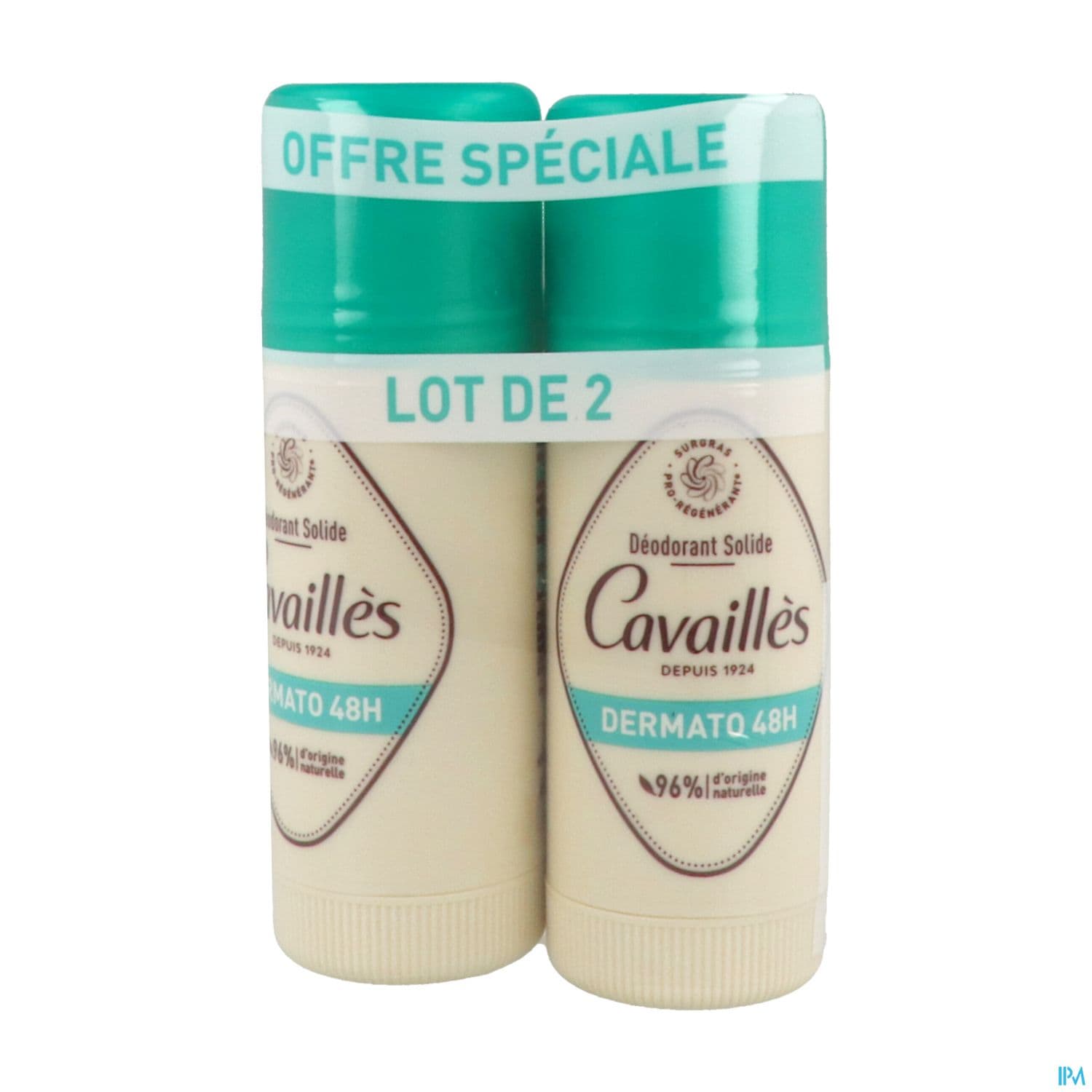 CAVAILLES DEO DERMA 48H STICK40X2