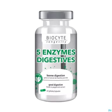 Biocyte 5 Enzymes Digestives Gelule 60