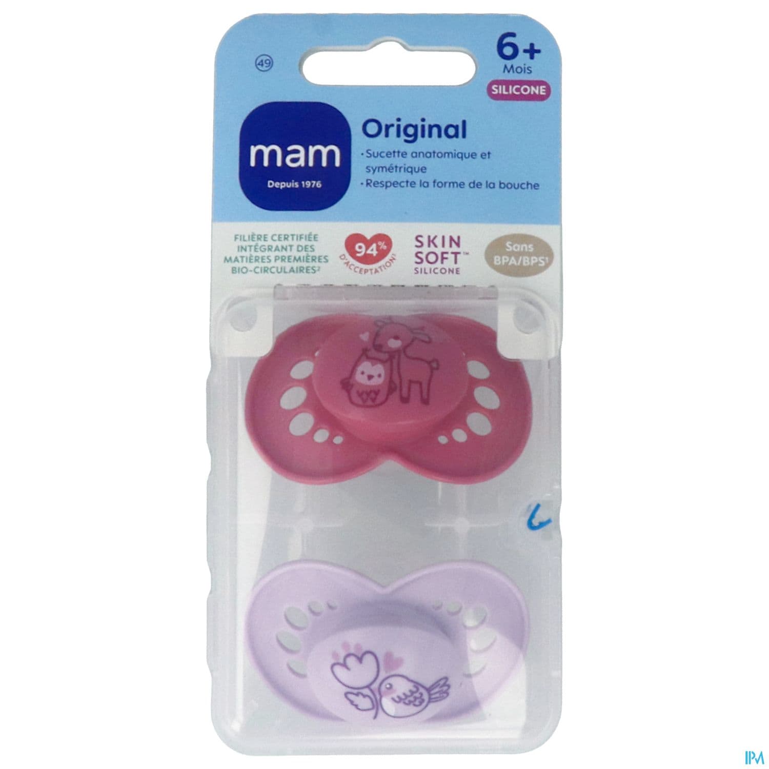 SUCET MAM ORIGIN NATUR SIL 6+M X2