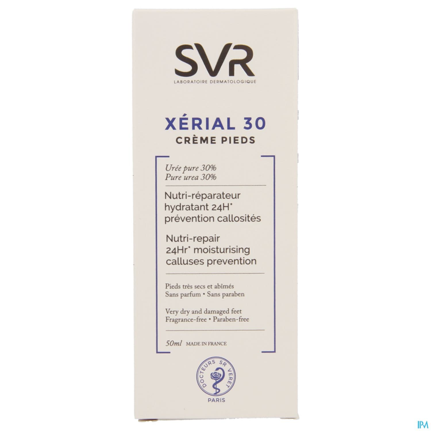 Svr Xerial 30 Creme Pieds Secs Tres Abimes 50ml