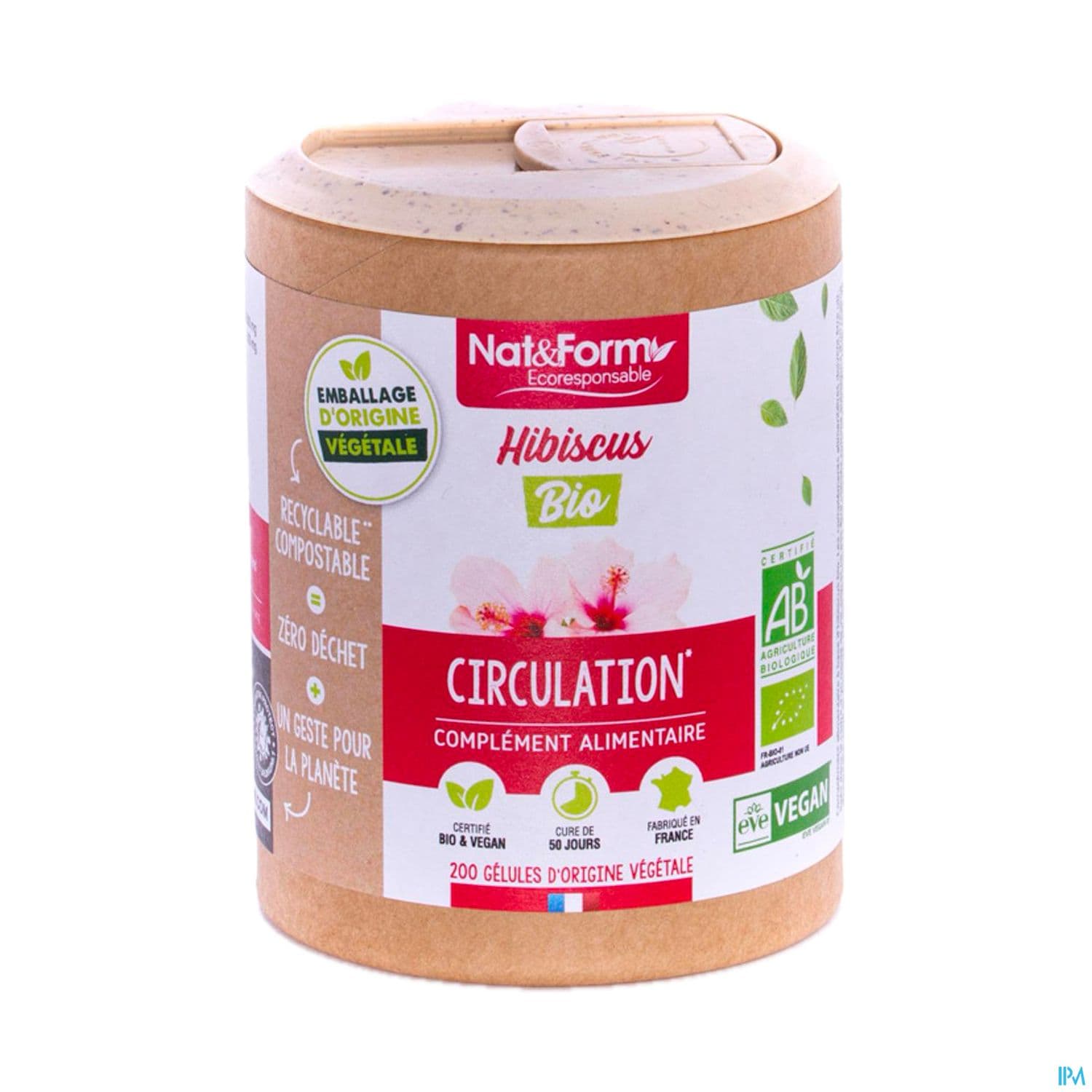 NAT&FORM ECO HIBISCUS BIO GEVEG200